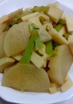 たけのこと大根のあっさり煮-レシピのメイン写真