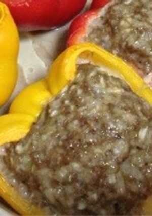 ＊パプリカの肉詰め＊-レシピのメイン写真