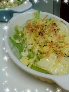 簡単★春キャベツのマヨネーズ焼き-レシピのメイン写真