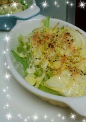 簡単★春キャベツのマヨネーズ焼き-レシピのメイン写真