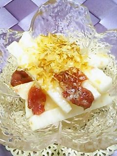 *長いもの梅肉おかか和え*-レシピのメイン写真