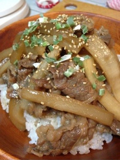 牛肉と大根ののっけ丼-レシピのメイン写真