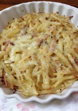 じゃがいも・ベーコンで☆焼きチーズポテト-レシピのメイン写真