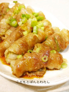 春キャベツと豚バラ肉の照り焼きロール-レシピのメイン写真
