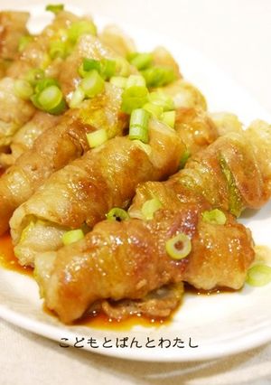 春キャベツと豚バラ肉の照り焼きロール-レシピのメイン写真