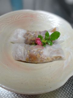 これ美味しい♪梅★タコ★納豆の生春巻き♪-レシピのメイン写真