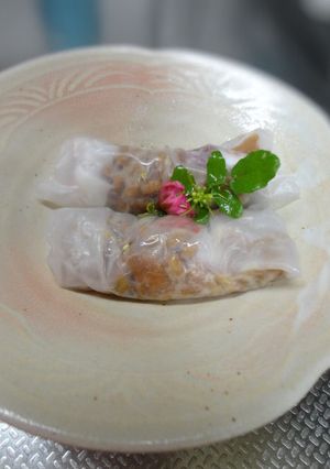 これ美味しい♪梅★タコ★納豆の生春巻き♪-レシピのメイン写真