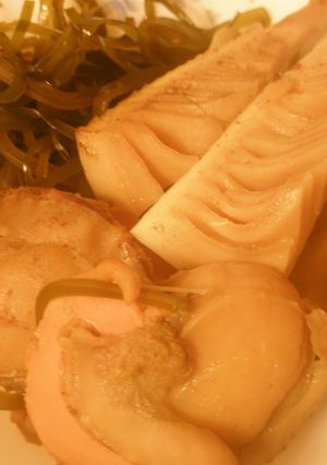 筍、昆布、蒸し帆立の煮物-レシピのメイン写真