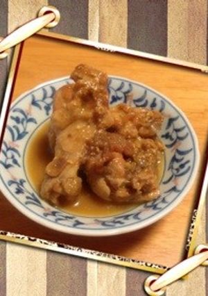 圧力鍋で手羽元の梅味噌煮-レシピのメイン写真