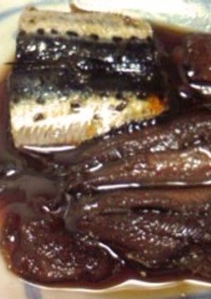 レンジで一人前！イワシの煮付け蒲焼風♪-レシピのメイン写真