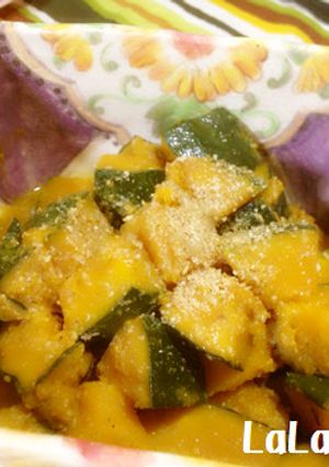 レンジで簡単♪かぼちゃの胡麻和え-レシピのメイン写真
