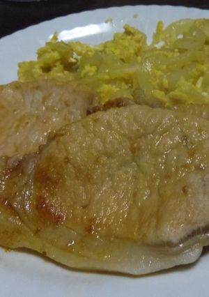 新たまねぎとしょうが焼き-レシピのメイン写真