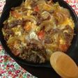 簡単すき焼き卵★春キャベツとトマト新玉