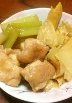 筍の穂先と鳥肉の炒め煮-レシピのメイン写真