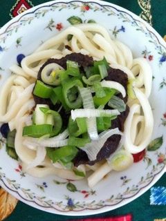 ブラックカレーうどん-レシピのメイン写真