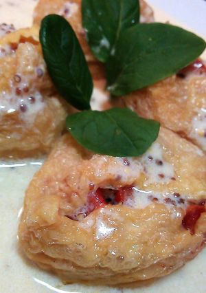 油揚げの鶏肉トマトチーズ-レシピのメイン写真
