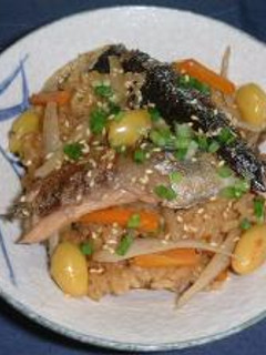 サンマの炊き込みご飯-レシピのメイン写真