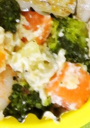 チーズ風味のカラッと温マセドアンサラダ-レシピのメイン写真