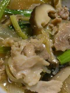 簡単!豚肉の生姜風味すき焼き-レシピのメイン写真