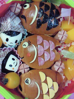 キャラ弁*鯉のぼり-レシピのメイン写真