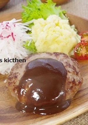 基本のハンバーグ-レシピのメイン写真