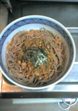 うま!たらこ納豆そば-レシピのメイン写真