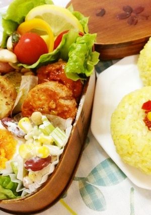 ちょっとおしゃれ♪カラフルおにぎり-レシピのメイン写真
