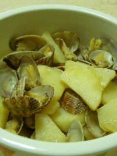 あさりとじゃがいものポン酢酒蒸し-レシピのメイン写真