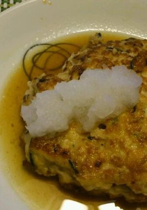 豆腐と鶏胸挽き肉の和風ハンバーグ-レシピのメイン写真