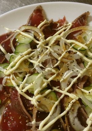 カツオのカルパッチョ・漁師風-レシピのメイン写真