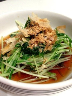 女性に優しい栄養満点!水菜のお浸し-レシピのメイン写真