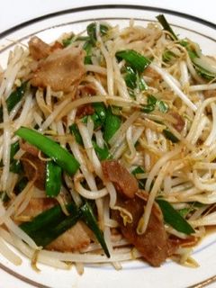 超節約料理★豚のニラもやし炒め-レシピのメイン写真