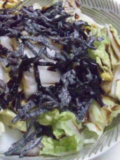 超簡単!白菜と塩昆布のサラダ-レシピのメイン写真