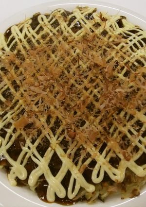 アカモク入り！お好み焼き-レシピのメイン写真