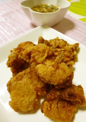 ♪鶏のから揚げネギニラソースがけ-レシピのメイン写真