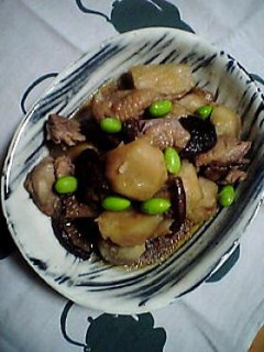 圧力鍋で里芋と鶏肉の煮物♪-レシピのメイン写真