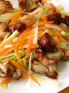 鶏のから揚げサラダ-レシピのメイン写真