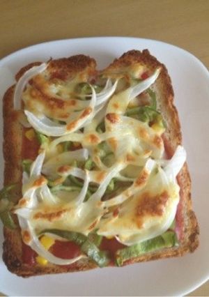 ピザトースト-レシピのメイン写真