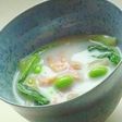 塩鮭と青菜のクリーム煮