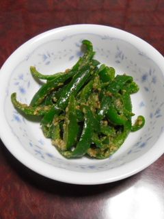 ピーマンのごま和え-レシピのメイン写真