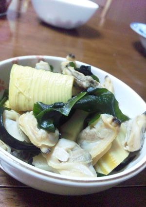 たけのことあさりとわかめの副菜-レシピのメイン写真