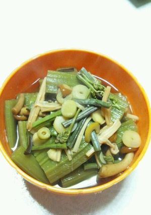 ふきと山菜の煮物-レシピのメイン写真