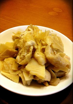 簡単で美味しい～筍と鶏肉・油揚げの含め煮-レシピのメイン写真