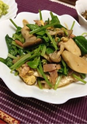 ＊ほうれん草ときのこのサラダ＊-レシピのメイン写真