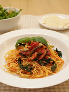 イカとほうれんそうのパスタ-レシピのメイン写真