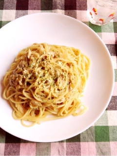 塩辛のクリームパスタ-レシピのメイン写真