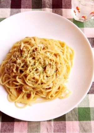 塩辛のクリームパスタ-レシピのメイン写真