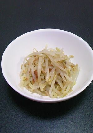 もやしの梅かつお和え♪-レシピのメイン写真