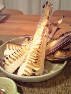 簡単☆料亭の焼き筍☆~梅味噌添え~-レシピのメイン写真
