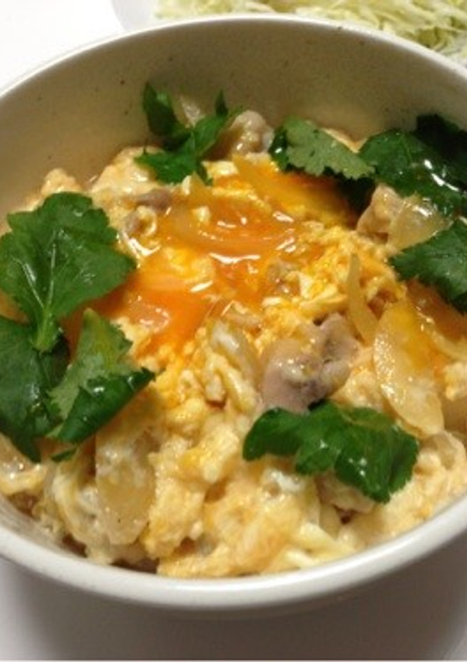 半熟とろとろ親子丼★後のせだから失敗なし-レシピのメイン写真